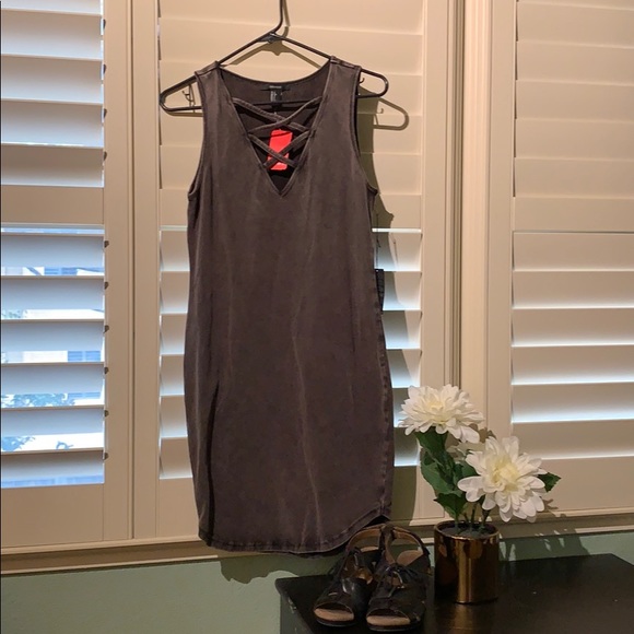Forever 21 unique wash hand died dress- Large - Picture 2 of 2